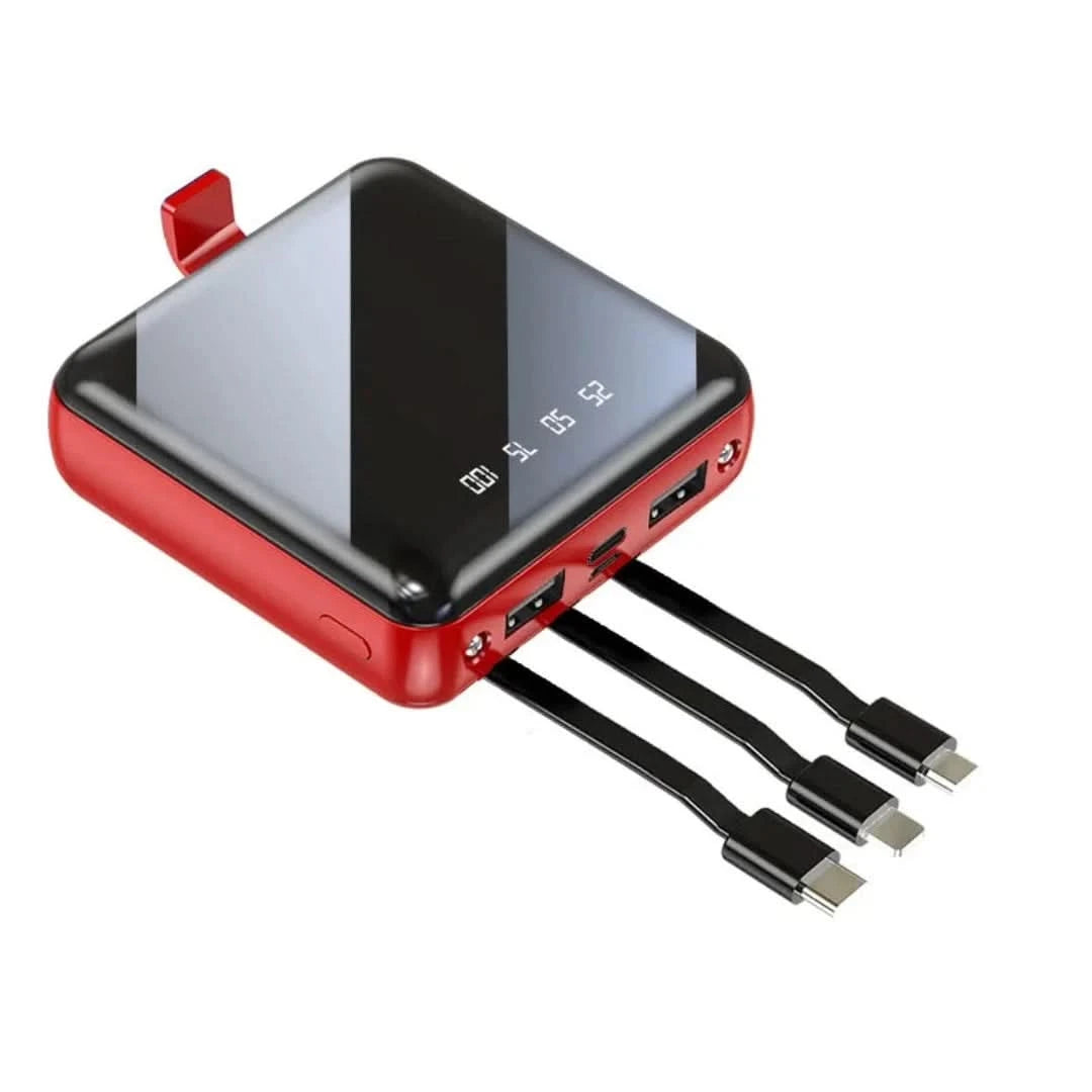 Mini banco de energía | 4-cable 20000máh-power bank-VyFlair