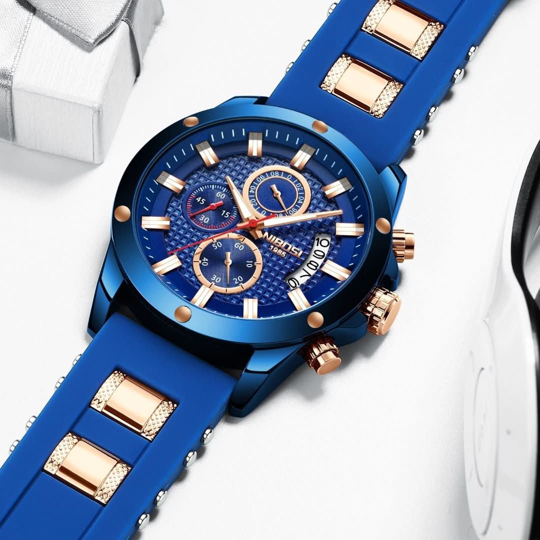 Nibosi Blue night - Men's watch