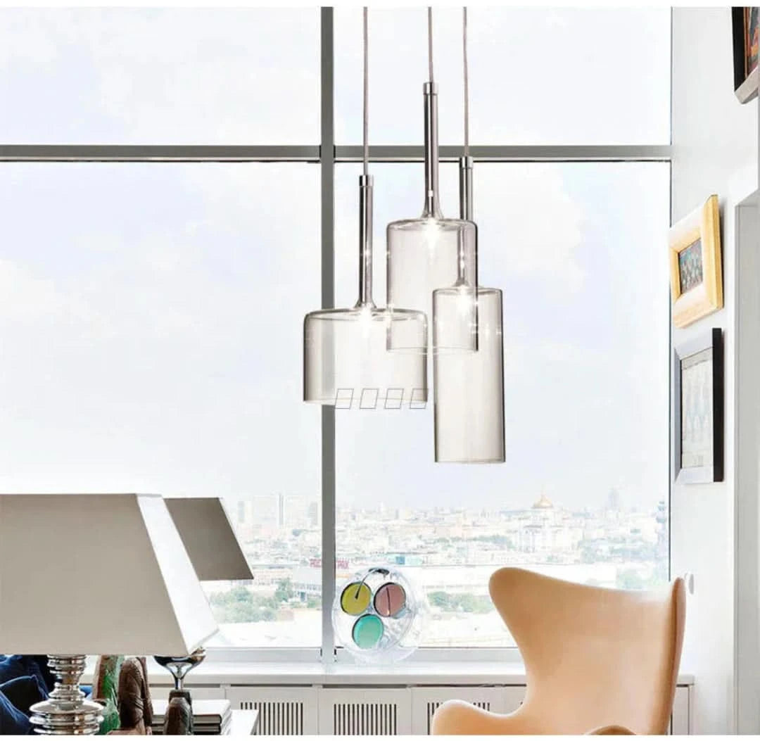 Lámparas de lámparas de mesa de comedor de vidrio iluminación-Ceiling lamps-VyFlair