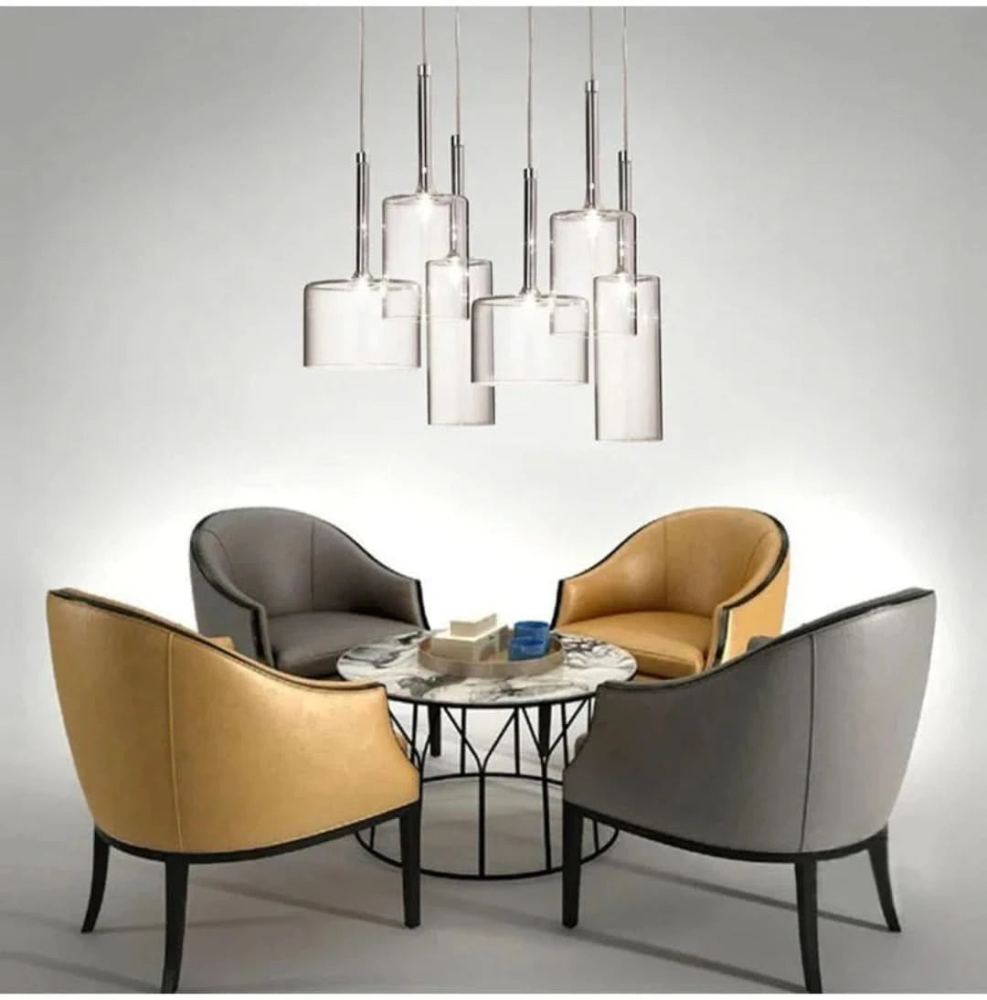 Lámparas de lámparas de mesa de comedor de vidrio iluminación-Ceiling lamps-VyFlair