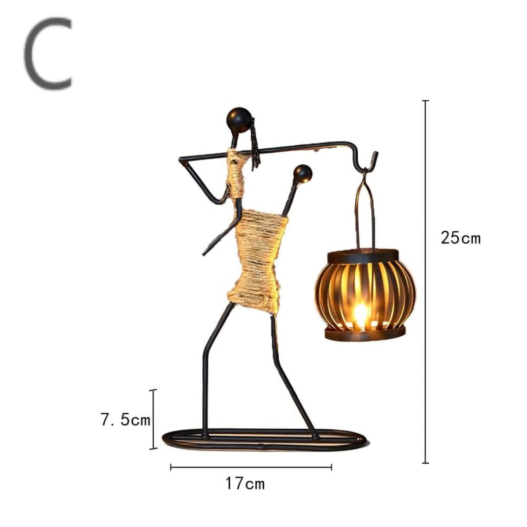 Candelador vintage: el pueblo-candle holder-VyFlair