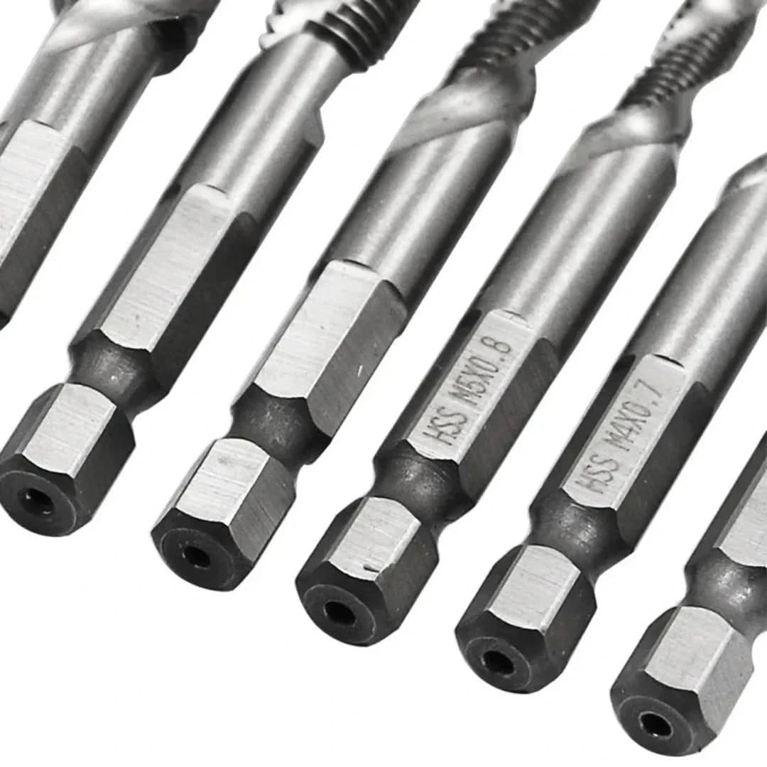 Conjunto de hilos métricos | 6 piezas-Tap Drill Bits-VyFlair