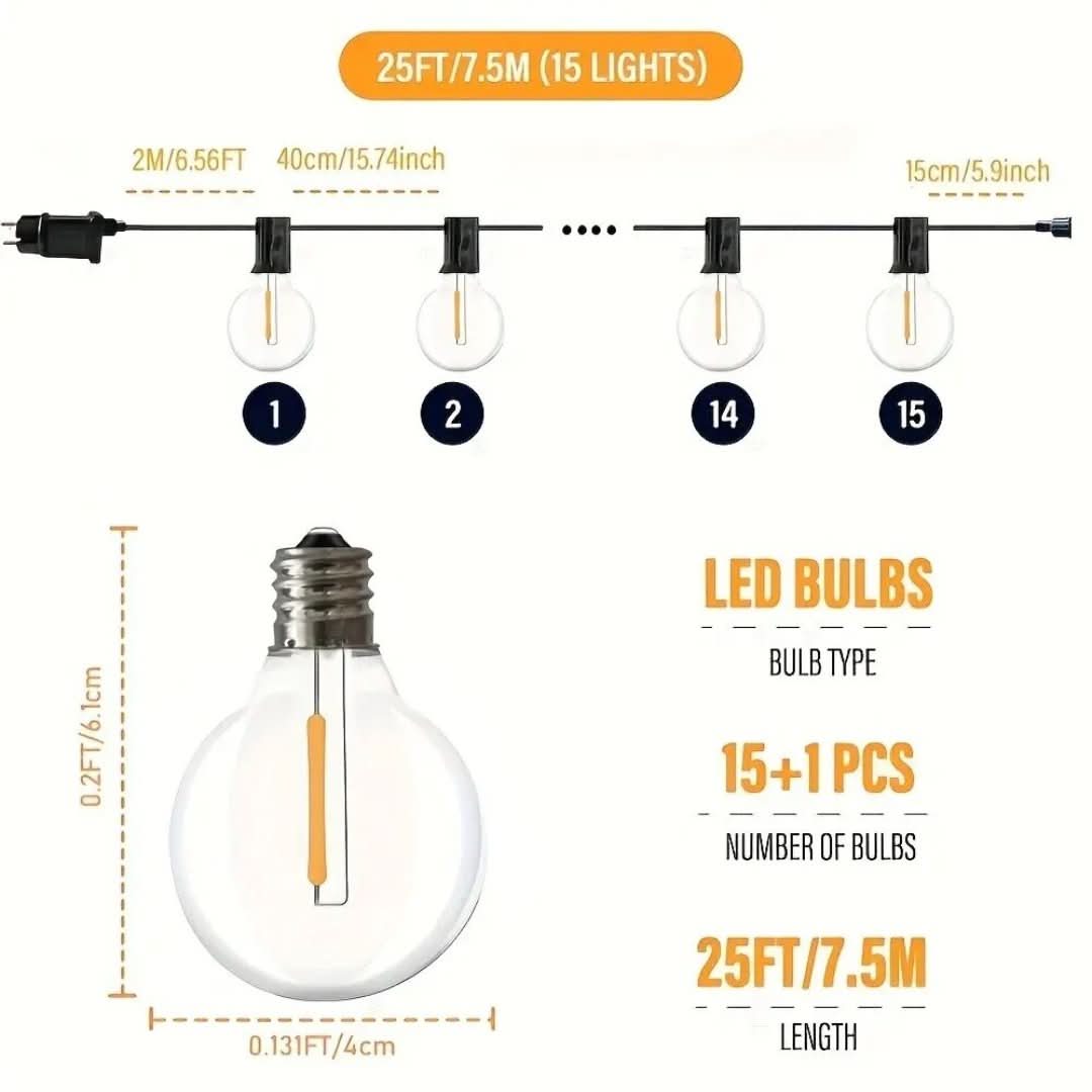 GLOWGARDEN - guirnaldas de luz al aire libre-Outdoor lighting-VyFlair