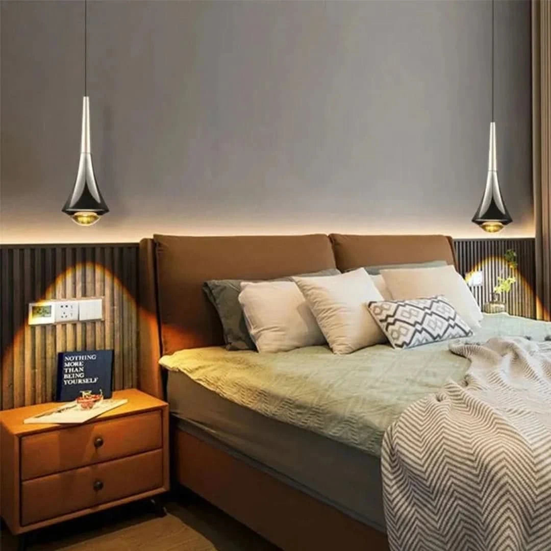Dawn Luxury - Lámpara colgante plateada-Wall lamps & Ceiling lamps-VyFlair