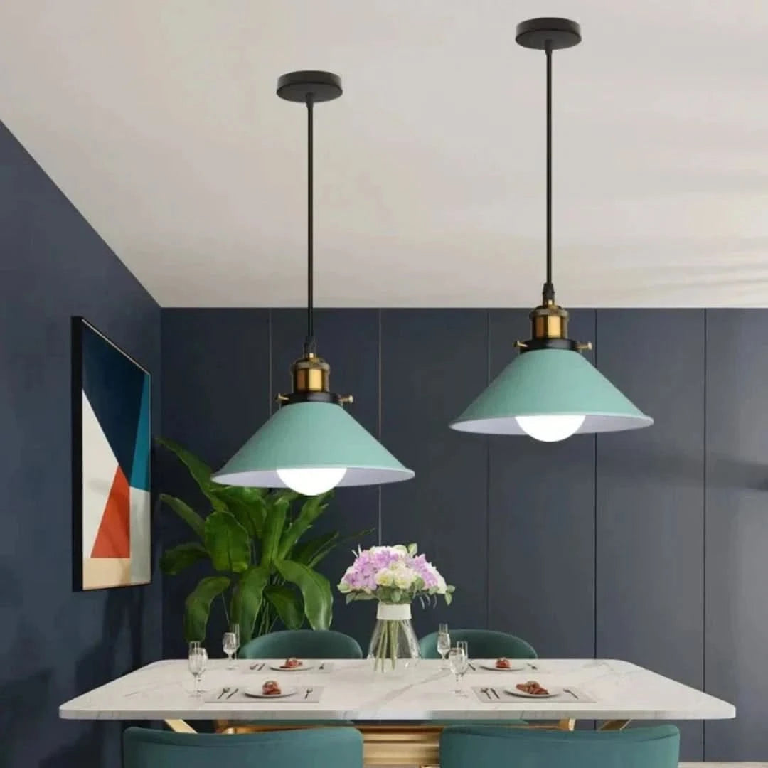 Lámpara colgante de bocina industrial LED-Ceiling lamps-VyFlair