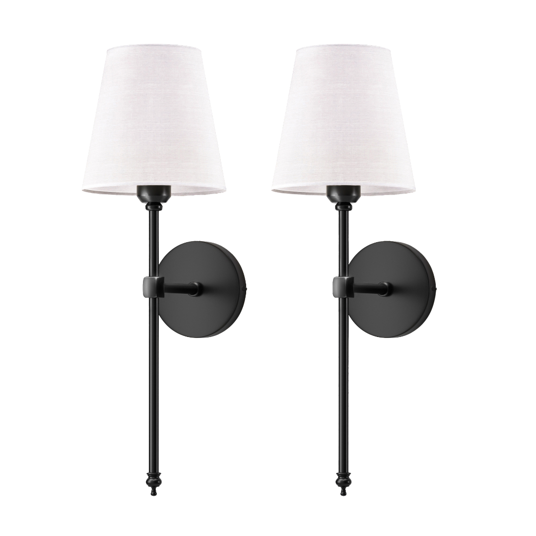 Sconses de pared inalámbricos (conjunto de 2)-Lamps-VyFlair