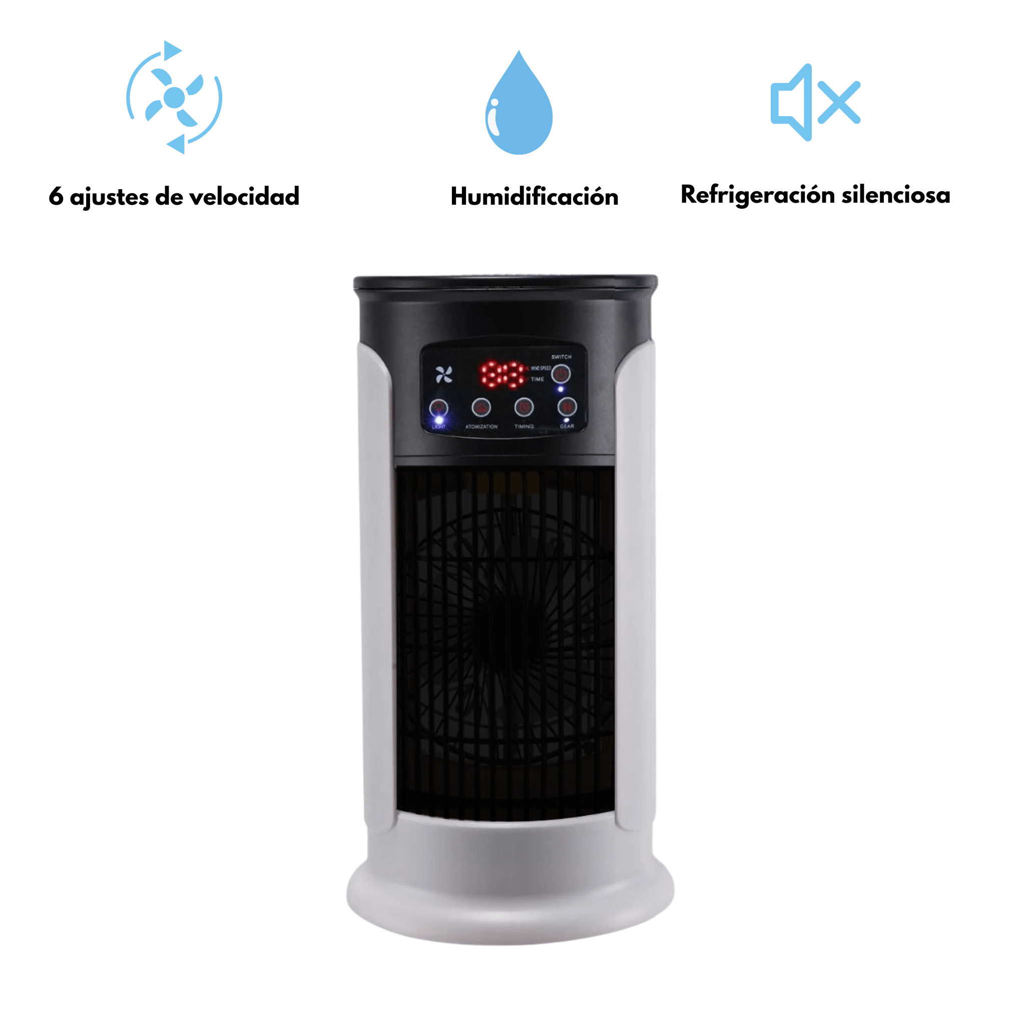 Climatizador Portátil Silencioso para Oficinas