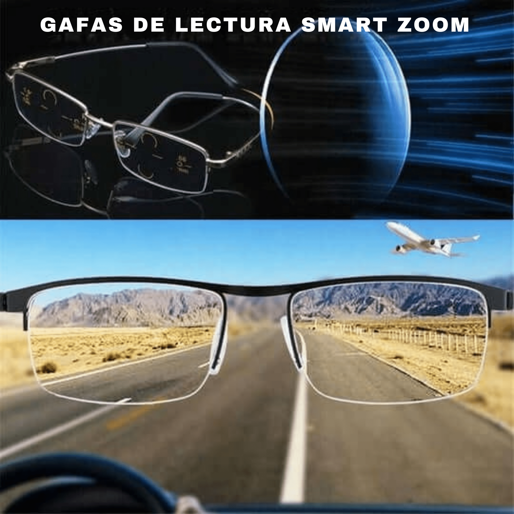 Gafas Progresivas Mujer | Anti - Luz Azul | Para mujeres - VyFlair