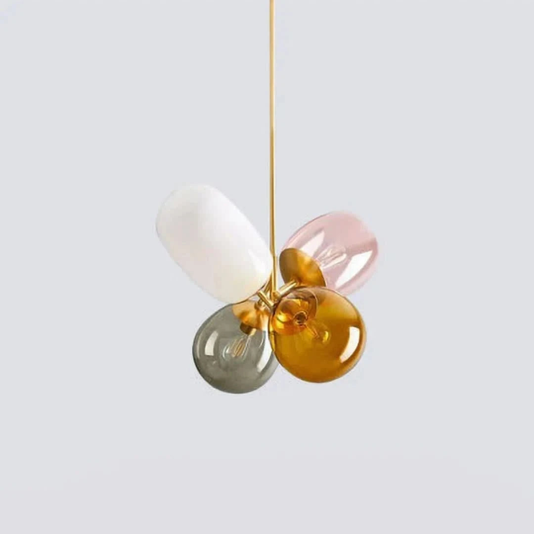 Luminescentluster - lámpara colgante con globo de vidrio-Ceiling lamps-VyFlair