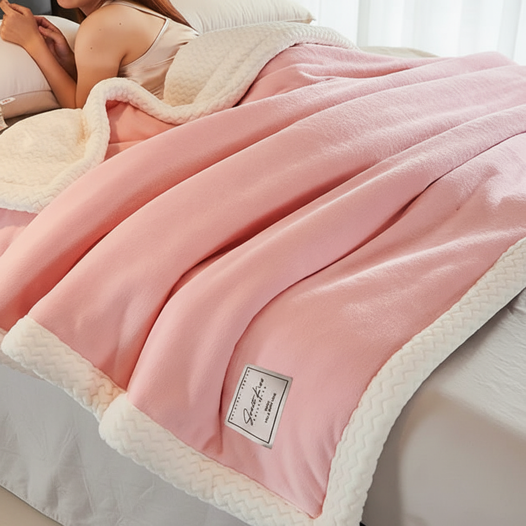 Manta de Forro Polar Lujo CozyBlanket - Suave Cálida Premium