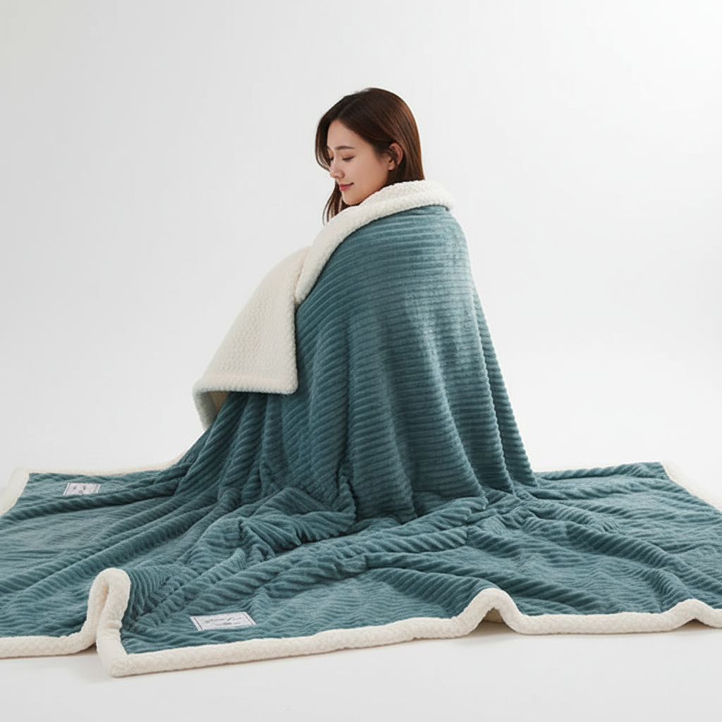 Manta de Forro Polar Lujo CozyBlanket - Suave Cálida Premium