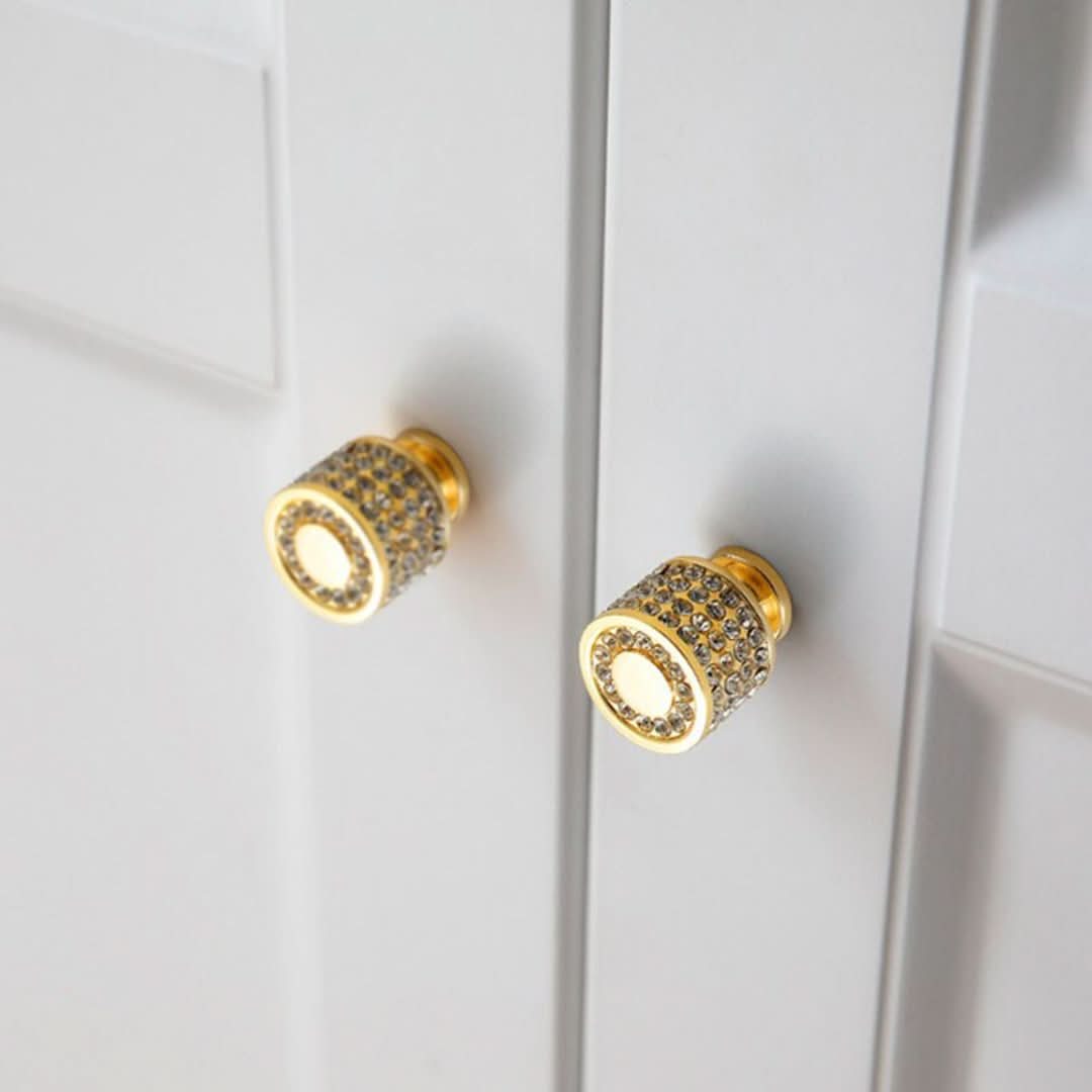 Manijas de oro de cristal: un toque de sofisticación en cada habitación-cabinet knobs-VyFlair