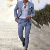 Mikael - Conjunto de Blazer y Pantalón Versátil para un Estilo Moderno - VyFlair