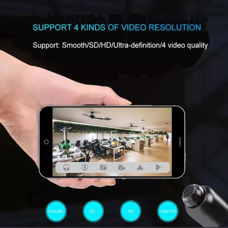 Mini Cámara WiFi Inalámbrica 5G 1080p HD