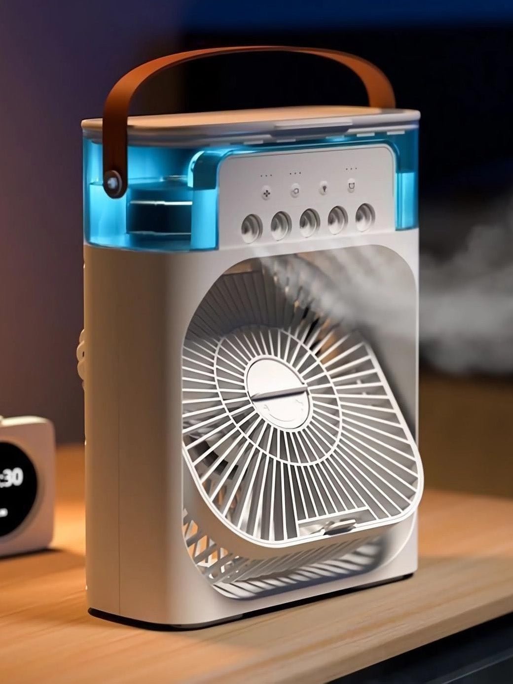 Mini Ventilador de Niebla de Hielo - Refrescante y Potente
