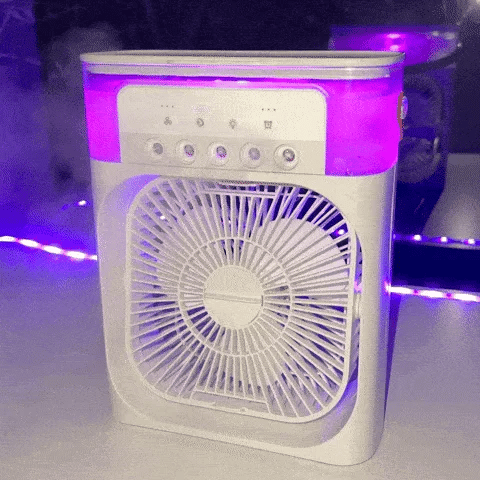 Mini Ventilador de Niebla de Hielo - Refrescante y Potente