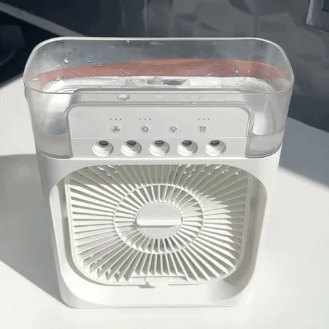 Mini Ventilador de Niebla de Hielo - Refrescante y Potente