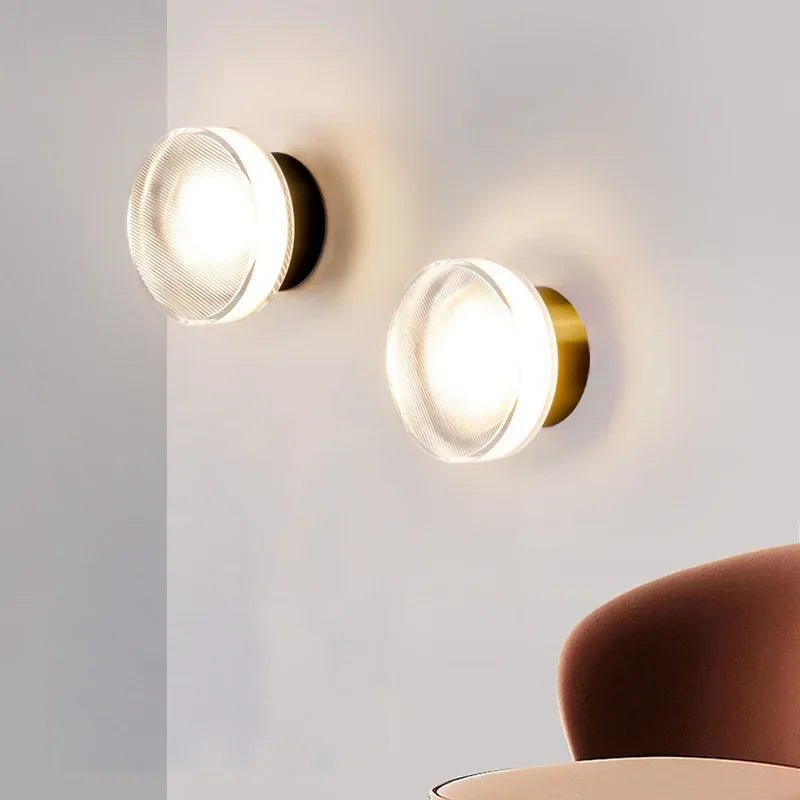 Lámpara LED de Pared Circular Moderna - VyFlair