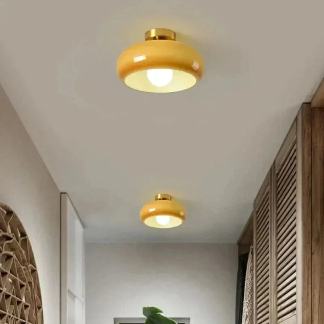 Luminacraft - luces colgantes LED hechas de vidrio-Ceiling lamps-VyFlair