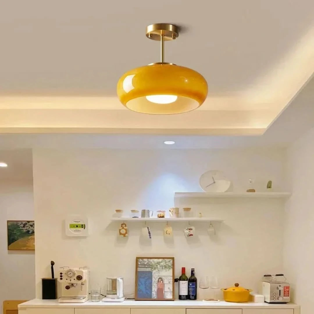 Luminacraft - luces colgantes LED hechas de vidrio-Ceiling lamps-VyFlair