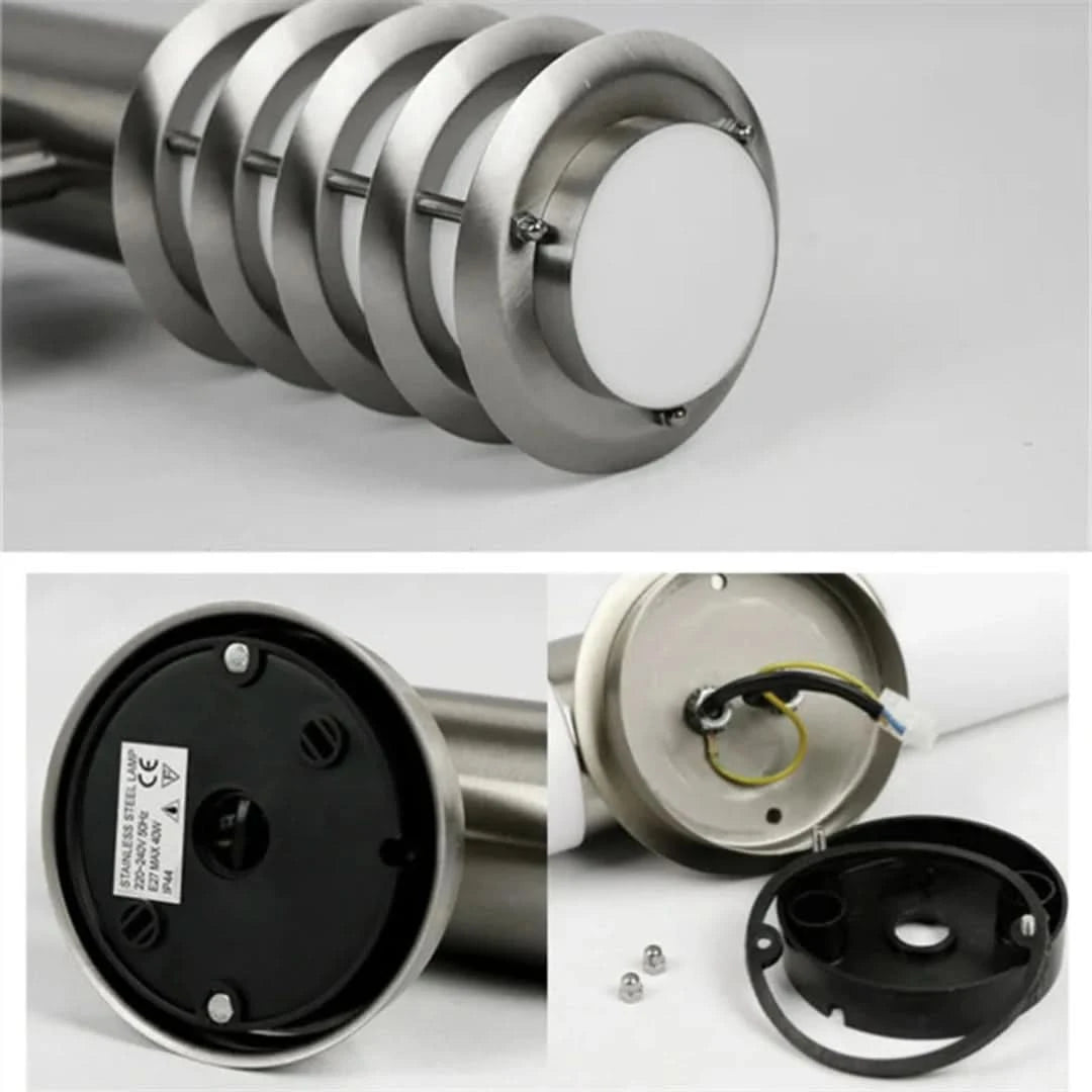 SCECREYGUNGLOW - luces de pared de acero inoxidable modernas para el aire libre-Outdoor lighting-VyFlair