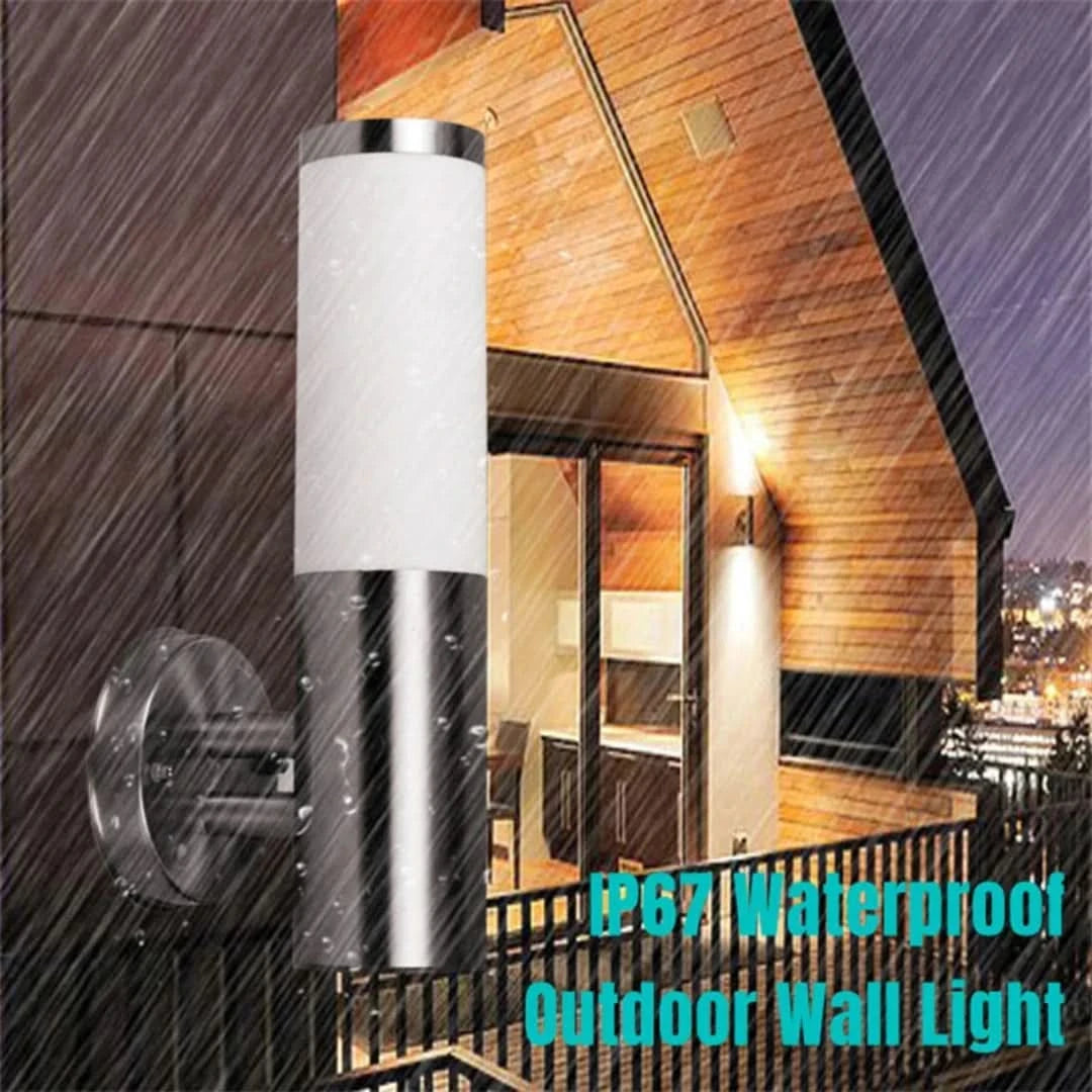 SCECREYGUNGLOW - luces de pared de acero inoxidable modernas para el aire libre-Outdoor lighting-VyFlair