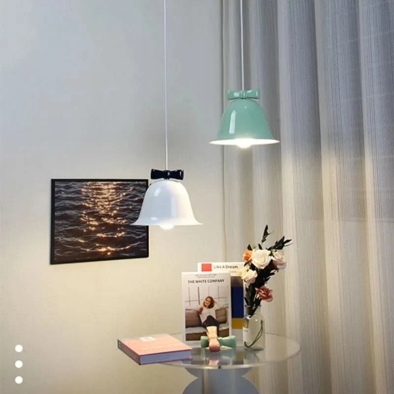 Bowbeam - Lámpara colgante de campana arqueada moderna-Ceiling lamps-VyFlair