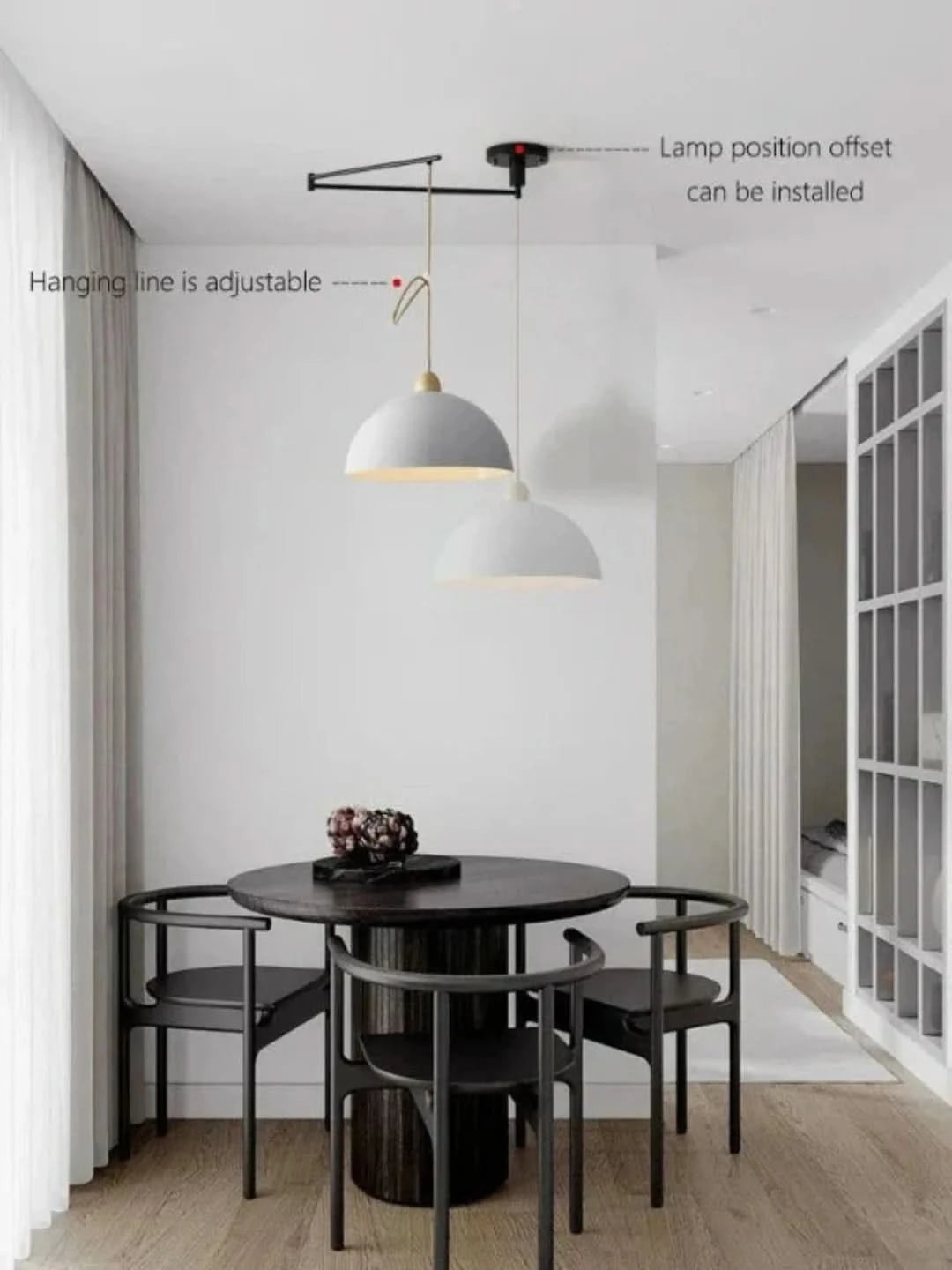 ContemporaryGleam - accesorio de iluminación ajustable-Ceiling lamps-VyFlair