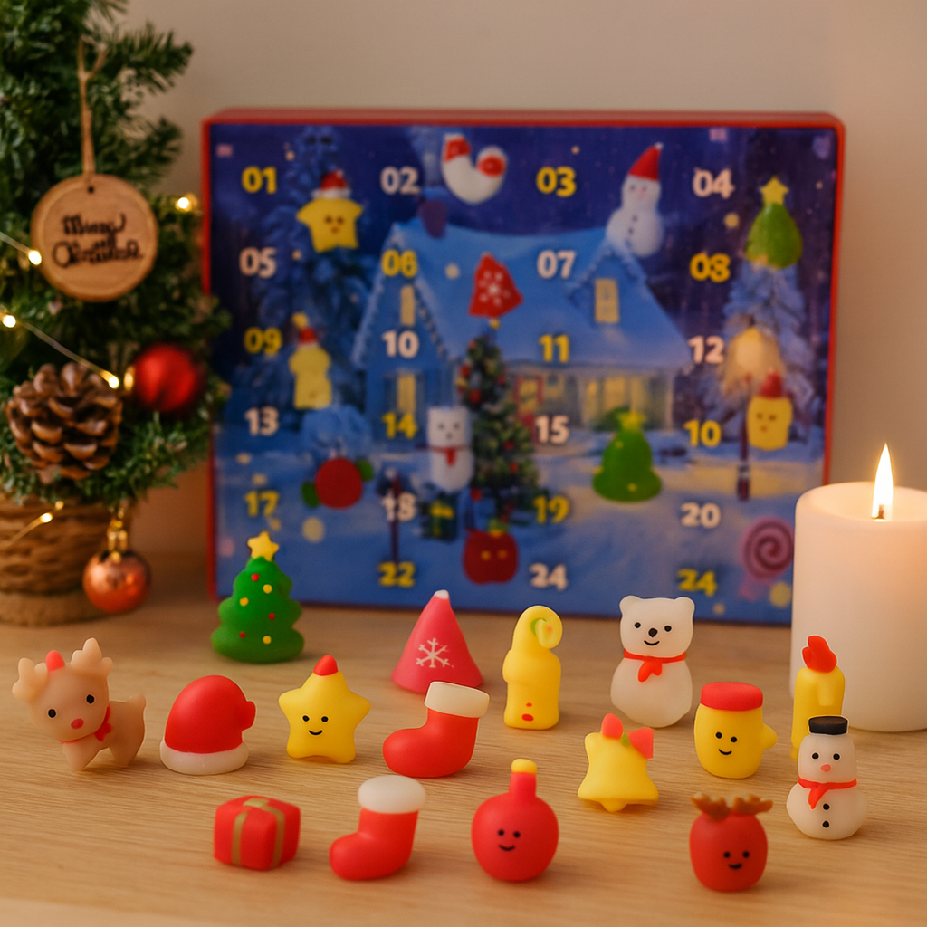 Dekoracje świąteczne Kalendarz Adwentowy 2025: 24 dni magii