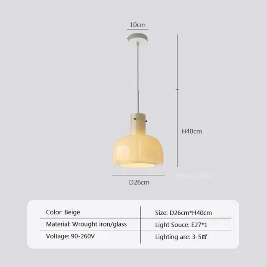 Medievalsimplicidad - lámpara de vidrio-Ceiling lamps-VyFlair
