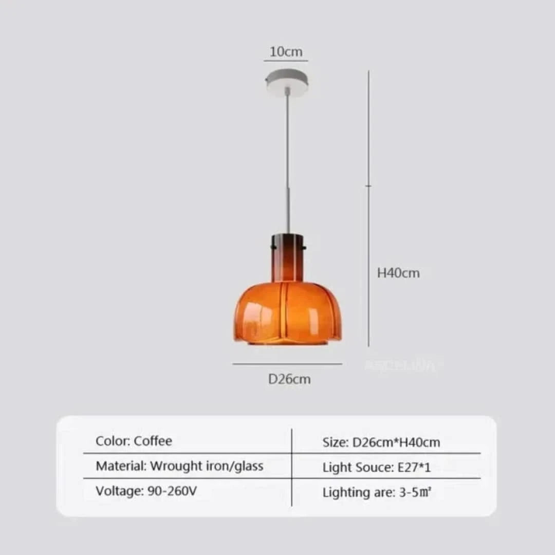 Medievalsimplicidad - lámpara de vidrio-Ceiling lamps-VyFlair