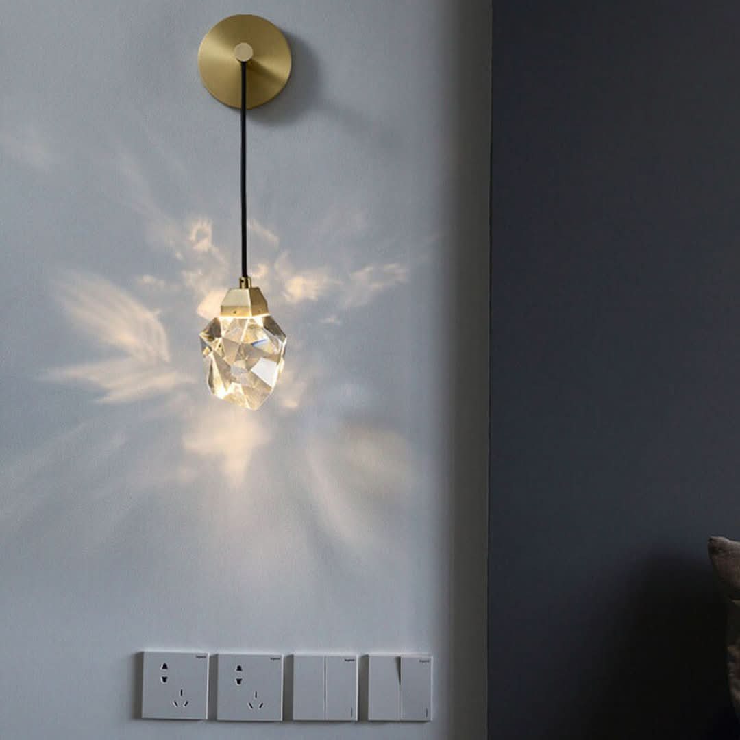 Luxorlight - Lámpara de pared moderna con cristales-Wall light-VyFlair