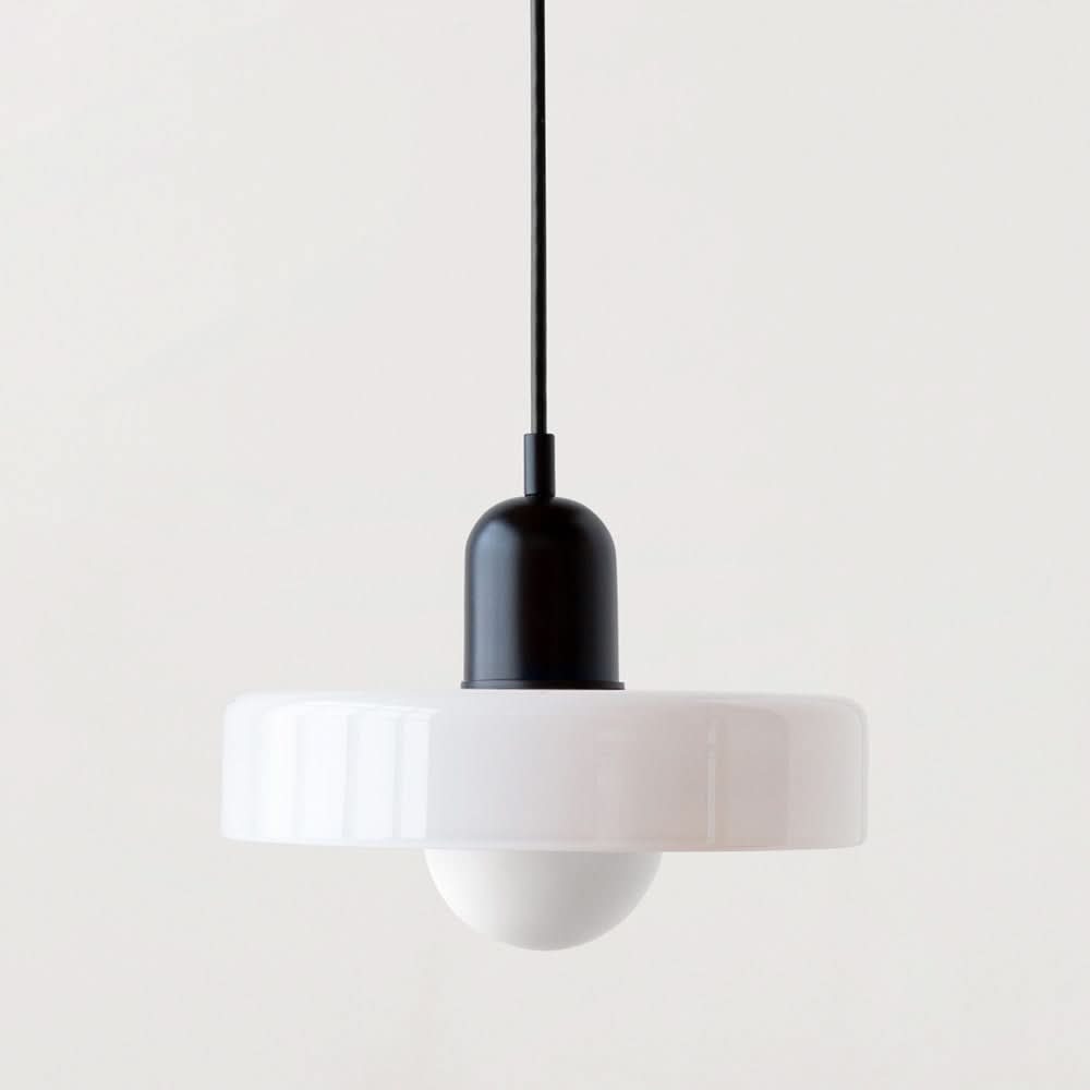 Lámpara colgante Bauhaus | Vidrio de color-Wall lamps & Ceiling lamps-VyFlair