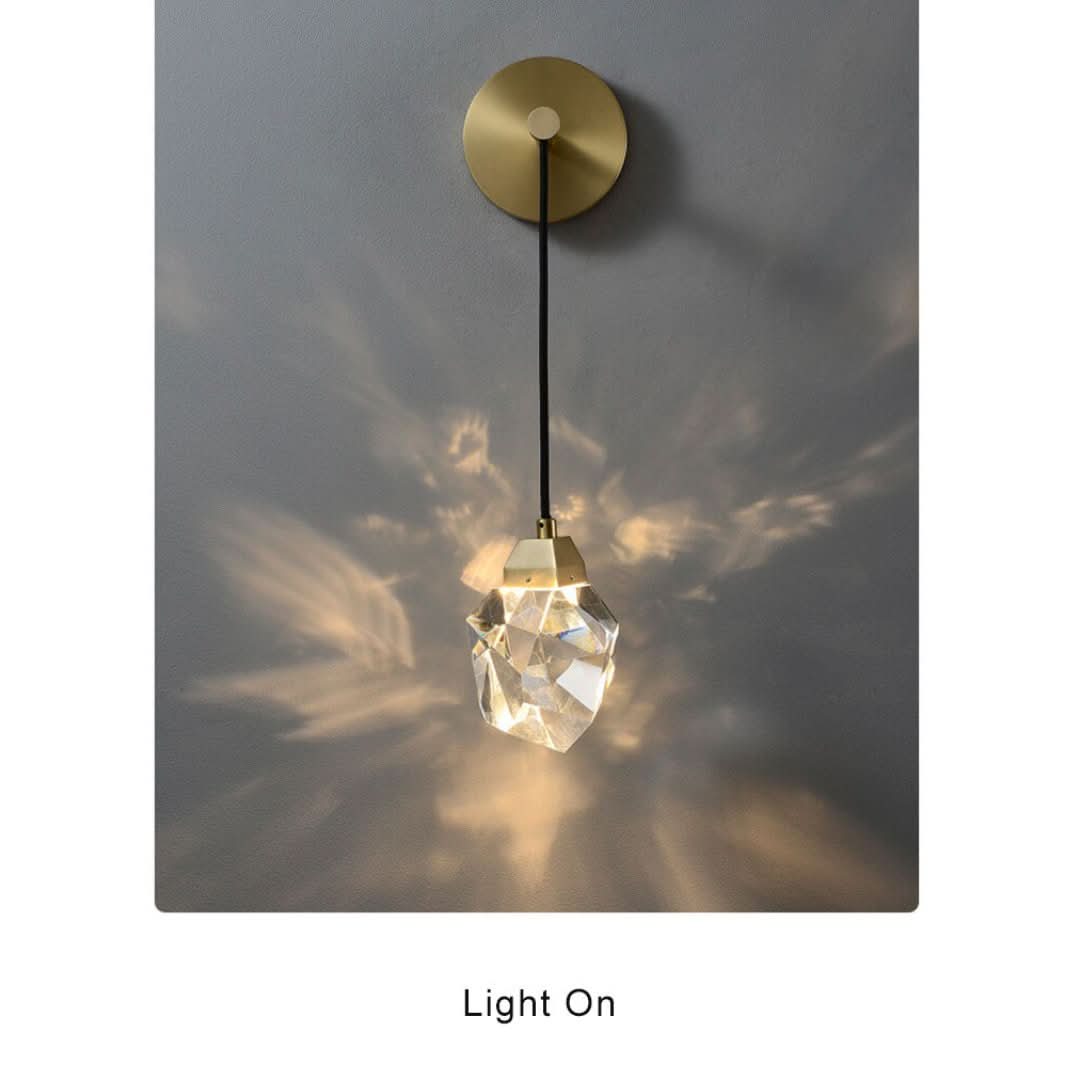 Luxorlight - Lámpara de pared moderna con cristales-Wall light-VyFlair