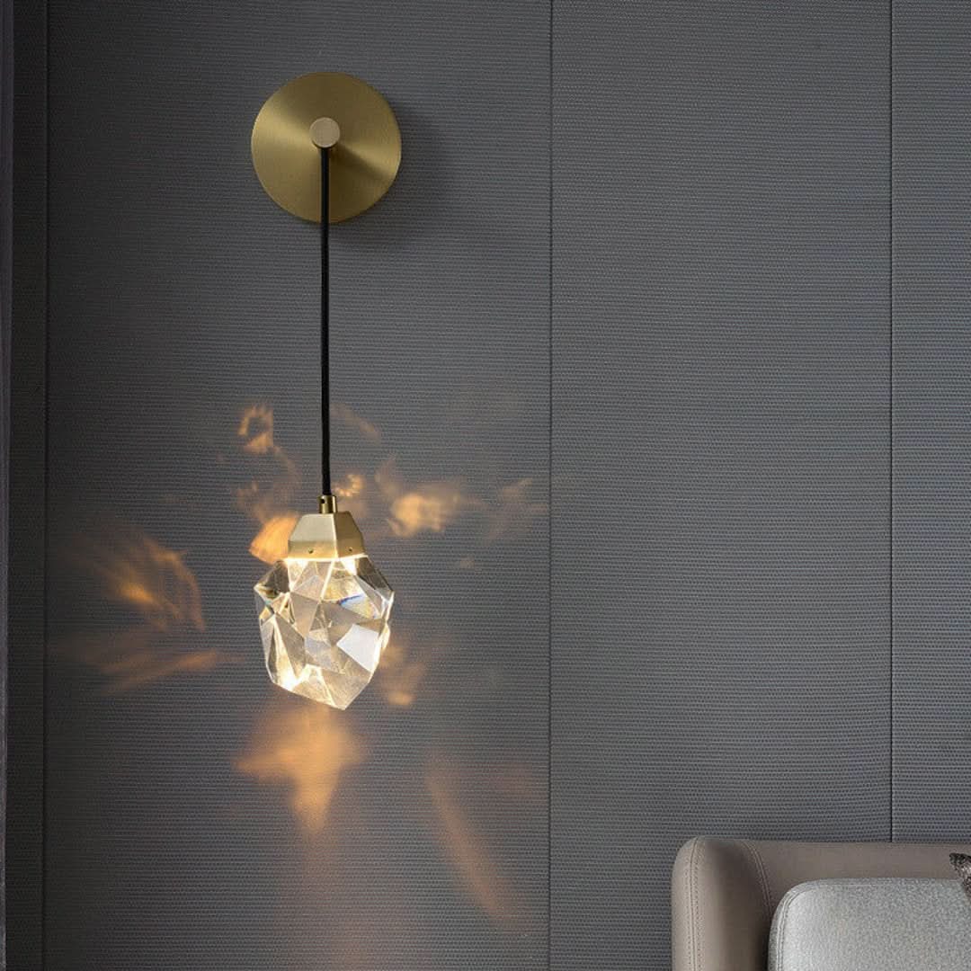 Luxorlight - Lámpara de pared moderna con cristales-Wall light-VyFlair