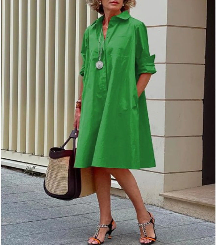 Vestido Casual Impreso Elegante para Mujeres - Estilo Verano Halagador para Cualquier Ocasión