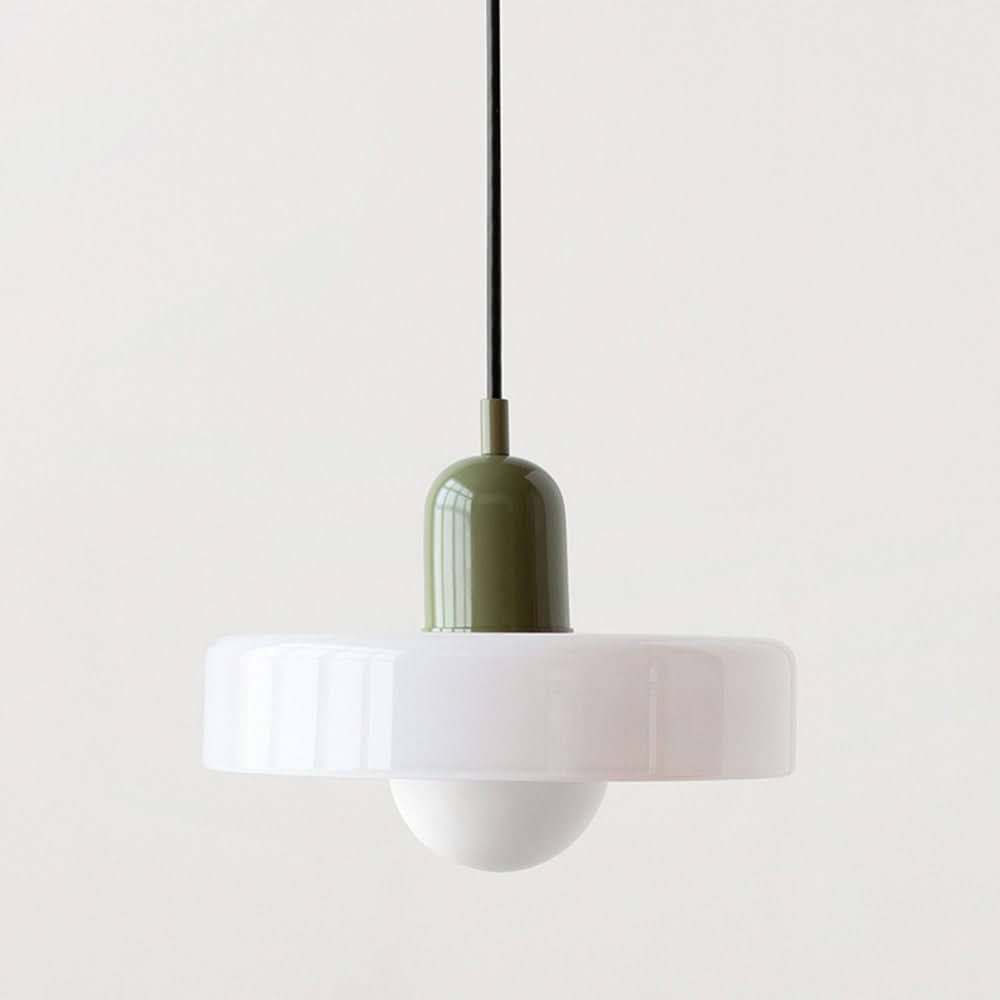 Lámpara colgante Bauhaus | Vidrio de color-Wall lamps & Ceiling lamps-VyFlair