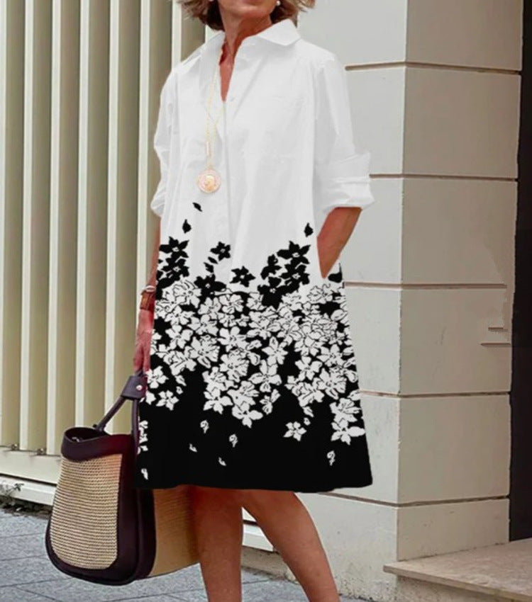 Vestido Casual Impreso Elegante para Mujeres - Estilo Verano Halagador para Cualquier Ocasión