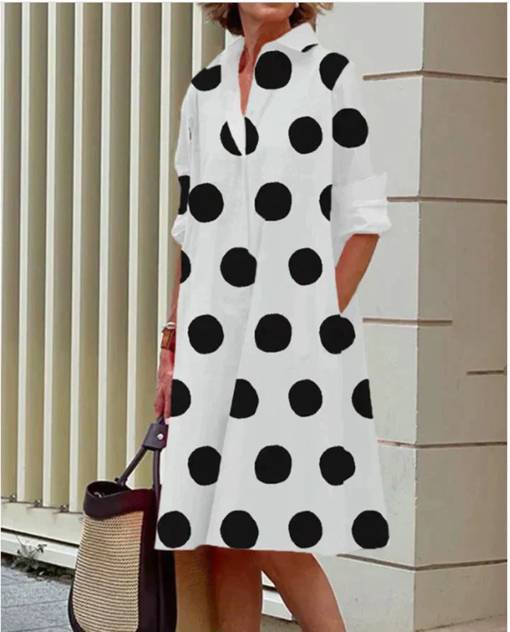 Vestido Casual Impreso Elegante para Mujeres - Estilo Verano Halagador para Cualquier Ocasión