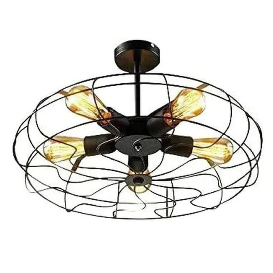Vintagevista - araña de jaula retro-Ceiling lamps-VyFlair