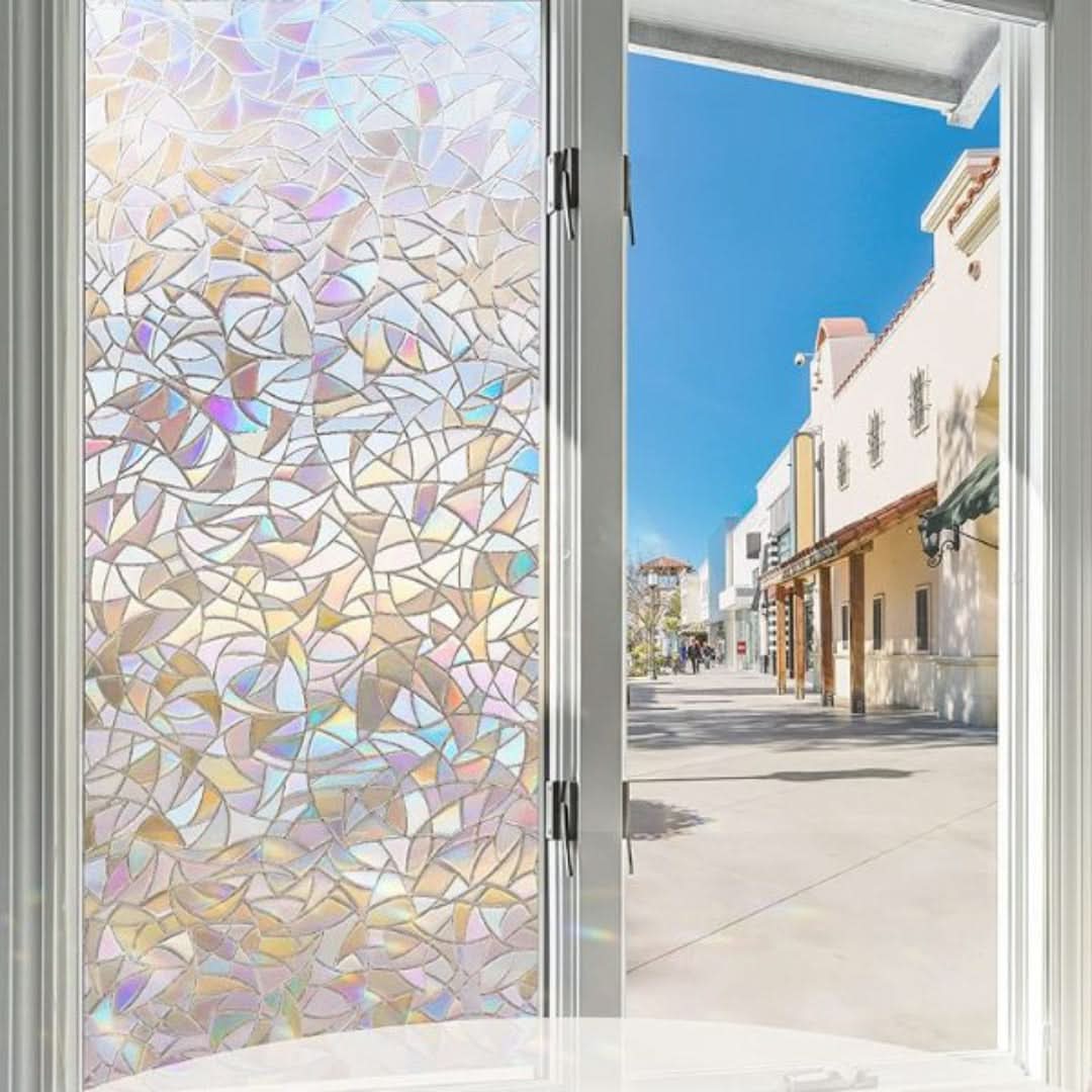 Película decorativa estática (79x18 pulgadas) | Prisma-Window film-VyFlair