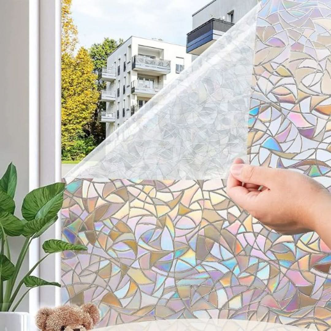 Película decorativa estática (79x18 pulgadas) | Prisma-Window film-VyFlair