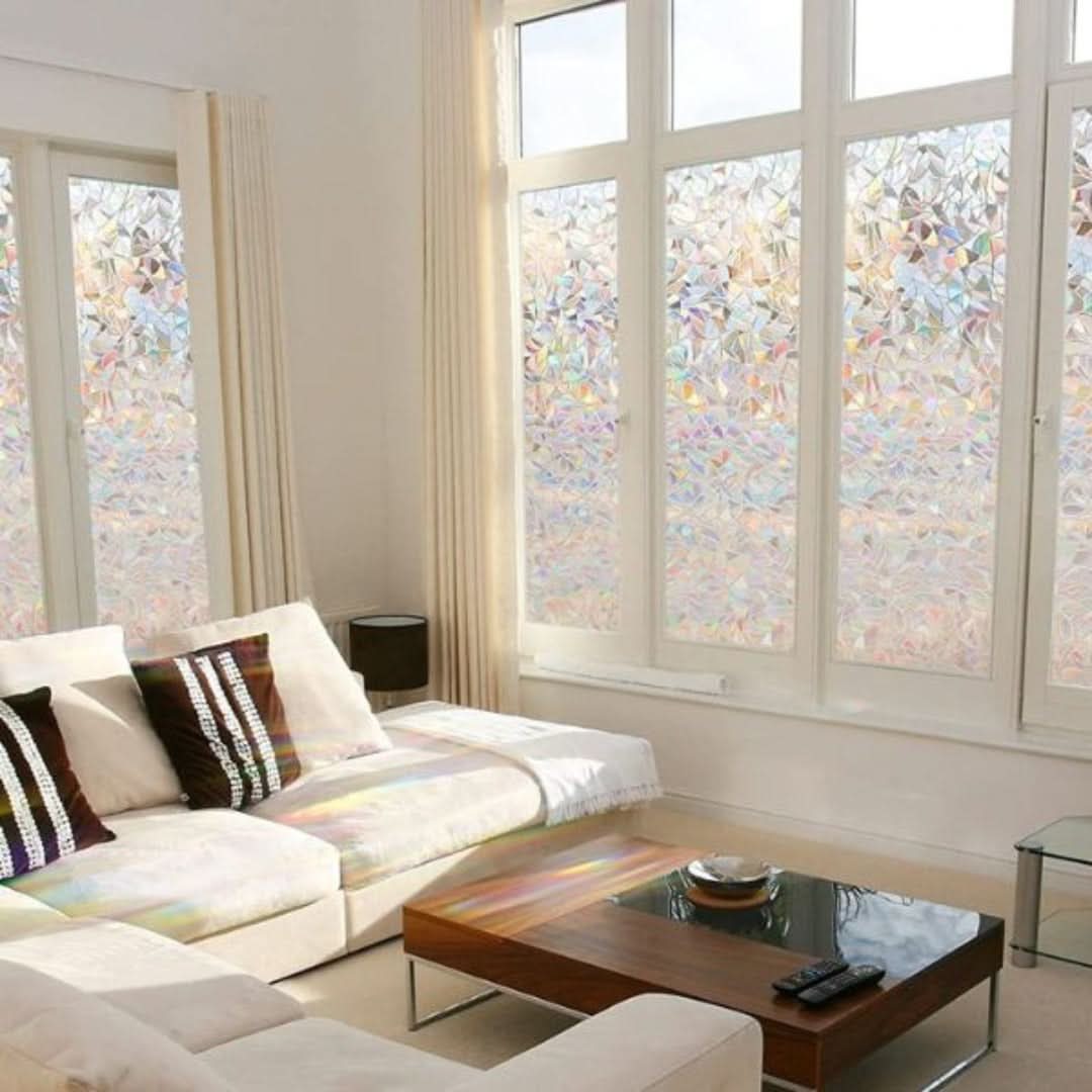 Película decorativa estática (79x18 pulgadas) | Prisma-Window film-VyFlair