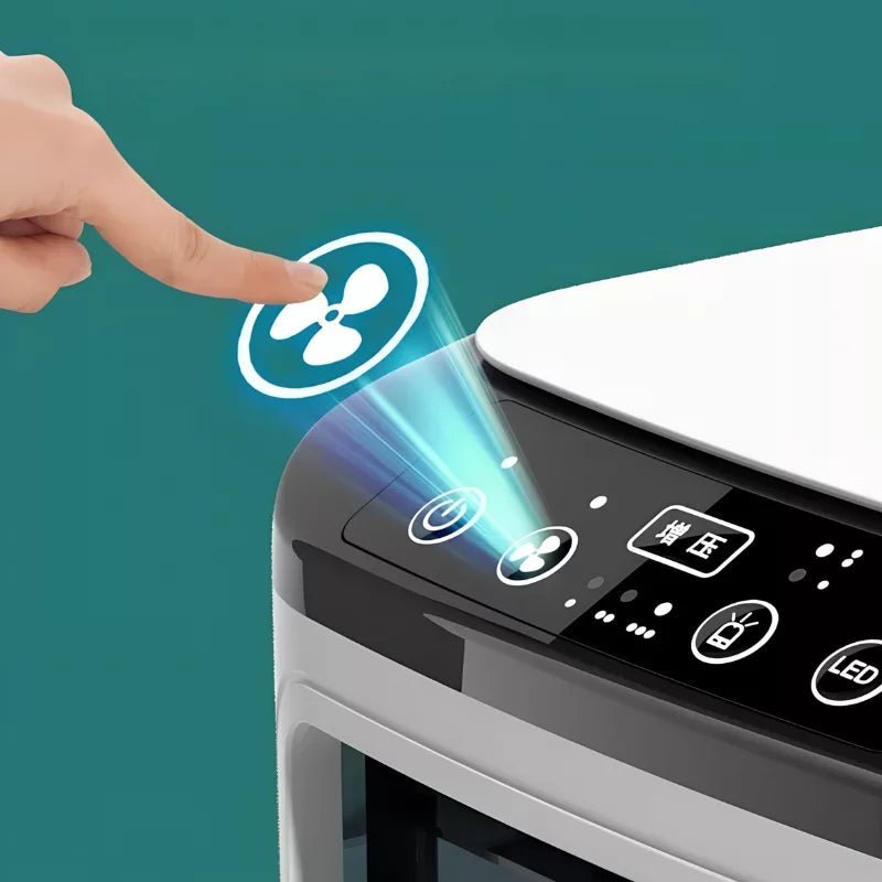 Enfriador de Aire Portátil con Humidificador y Luz LED - VyFlair