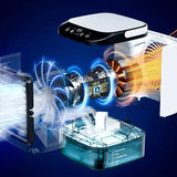 Enfriador de Aire Portátil con Humidificador y Luz LED - VyFlair