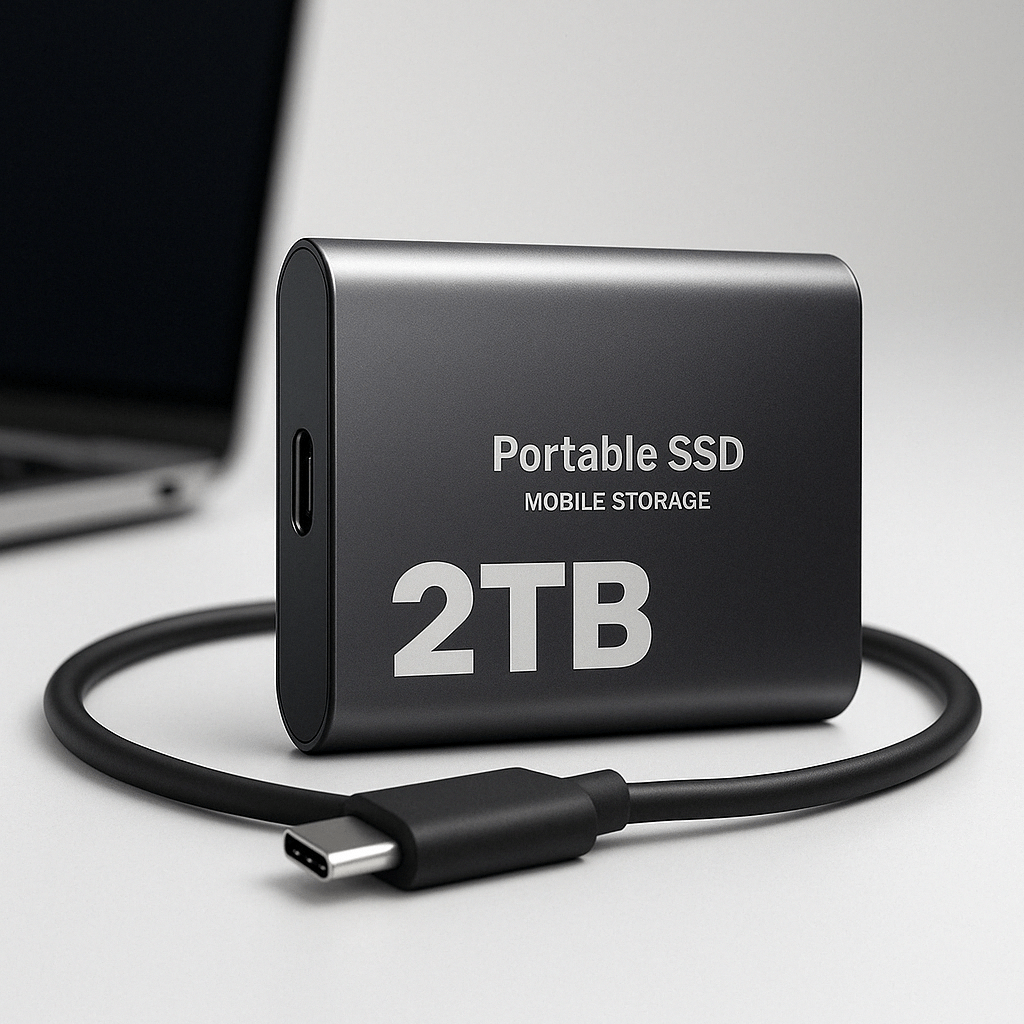 Unidad SSD portátil - almacenamiento compacto - alta velocidad - VyFlair