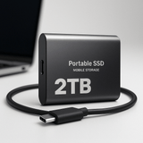 Unidad SSD portátil - almacenamiento compacto - alta velocidad - VyFlair