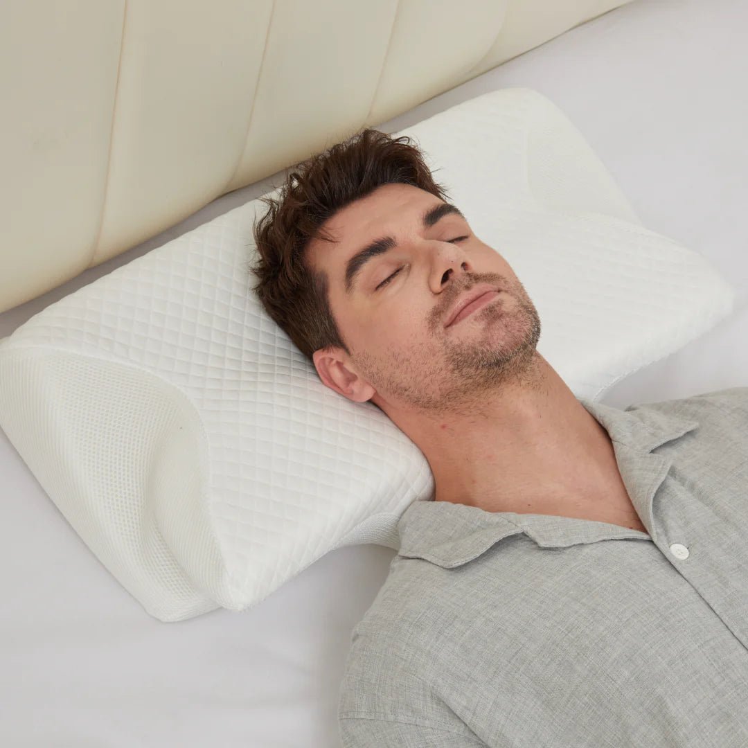CozyRest Almohada Cervical Viscoelástica - Soporte Ergonómico - Alivio Dolor - VyFlair