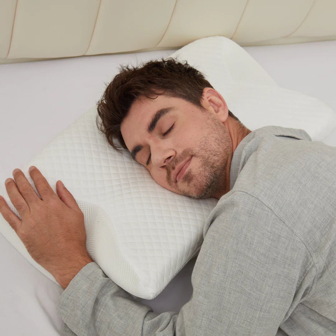 CozyRest Almohada Cervical Viscoelástica - Soporte Ergonómico - Alivio Dolor - VyFlair