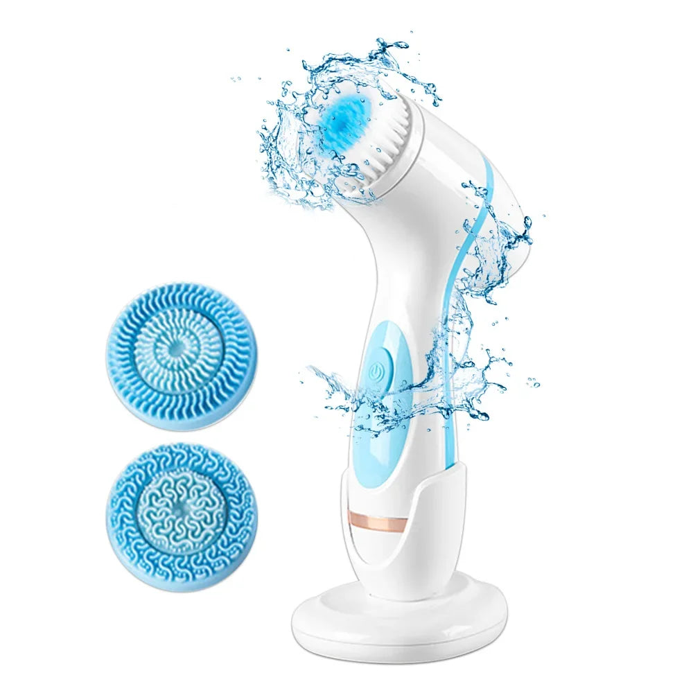 GlowSonic - Limpiador Facial Sónico 3 en 1 y Sistema de Spa